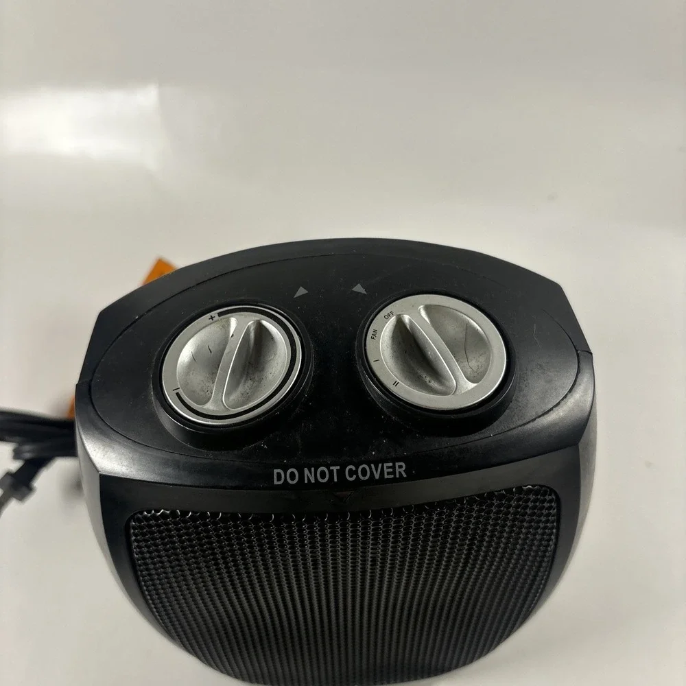 BLACK+DECKER Black Personal Ceramic Indoor Heater & Fan with 4 Settings